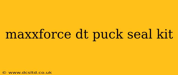 maxxforce dt puck seal kit