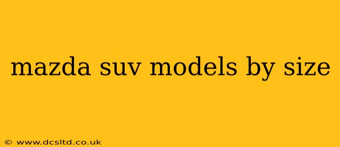mazda suv models by size