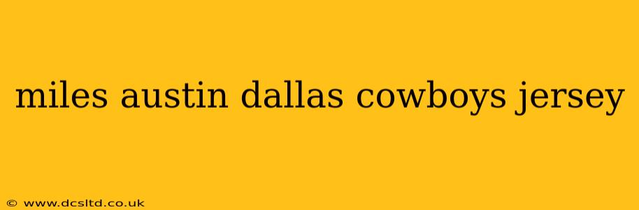 miles austin dallas cowboys jersey