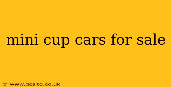 mini cup cars for sale