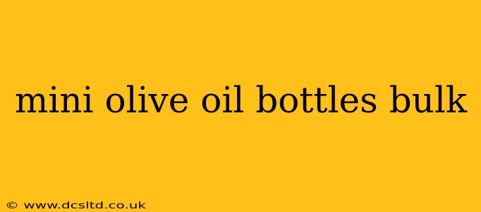 mini olive oil bottles bulk