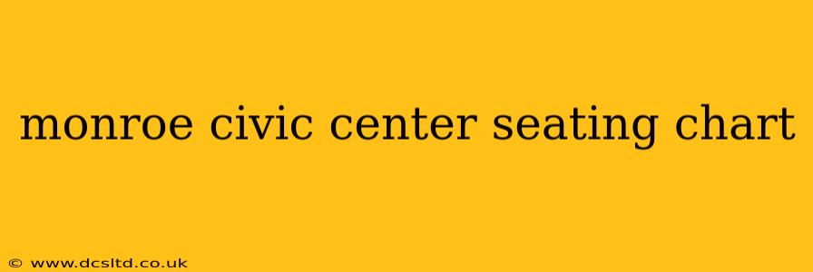 monroe civic center seating chart