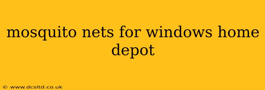 mosquito nets for windows home depot