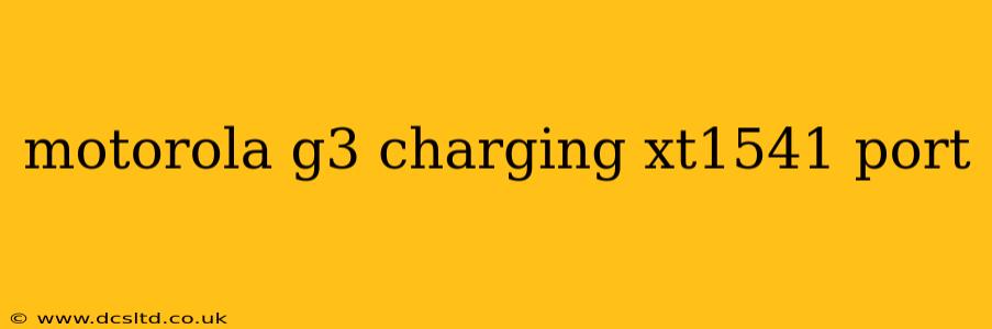 motorola g3 charging xt1541 port