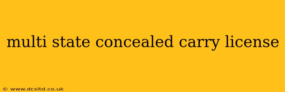 multi state concealed carry license