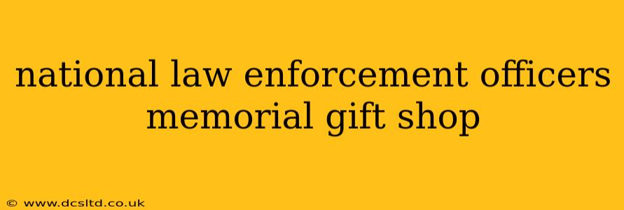 national law enforcement officers memorial gift shop