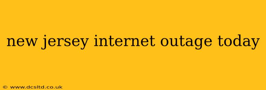 new jersey internet outage today