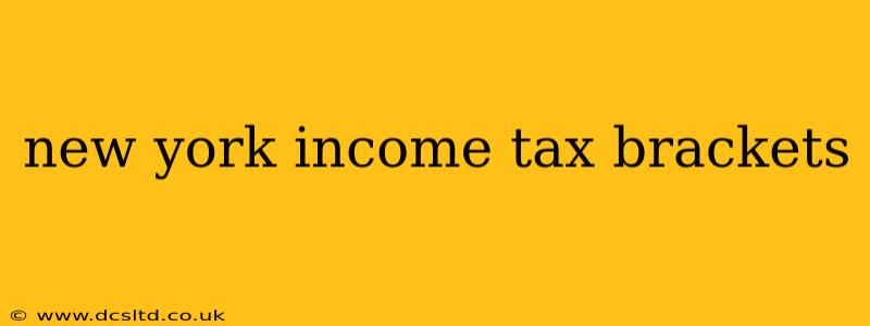 new york income tax brackets