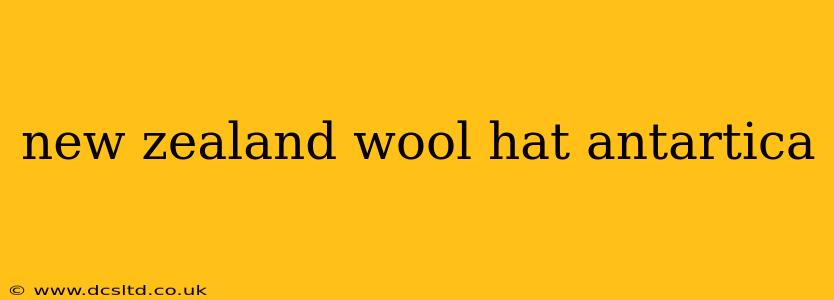 new zealand wool hat antartica