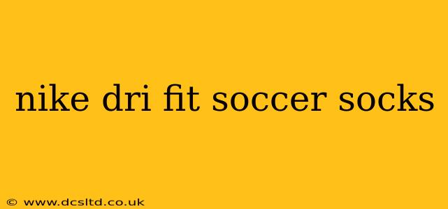 nike dri fit soccer socks