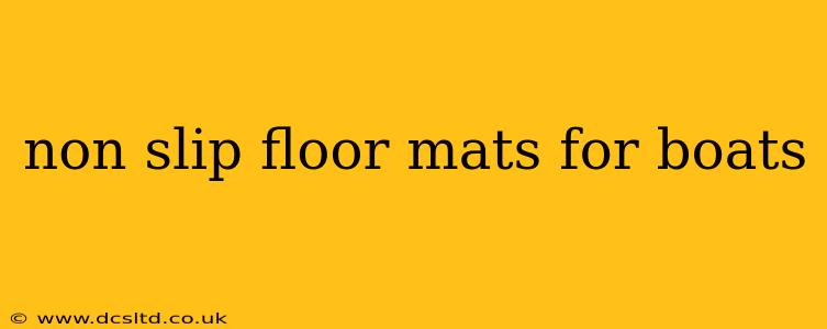 non slip floor mats for boats