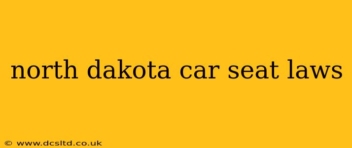 north dakota car seat laws