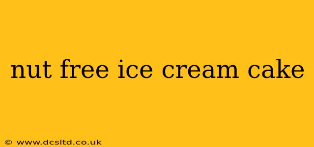 nut free ice cream cake