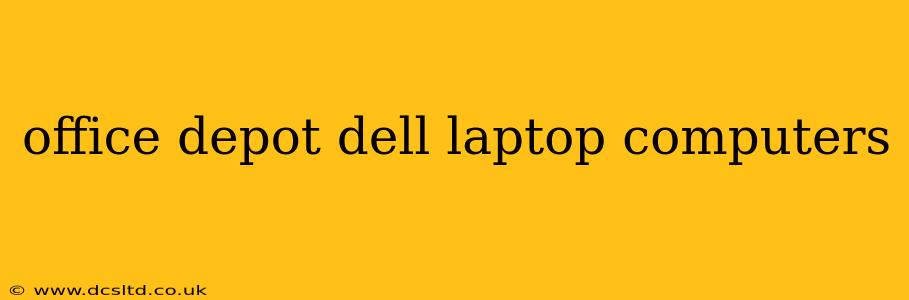 office depot dell laptop computers