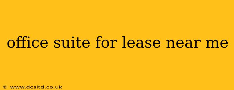 office suite for lease near me