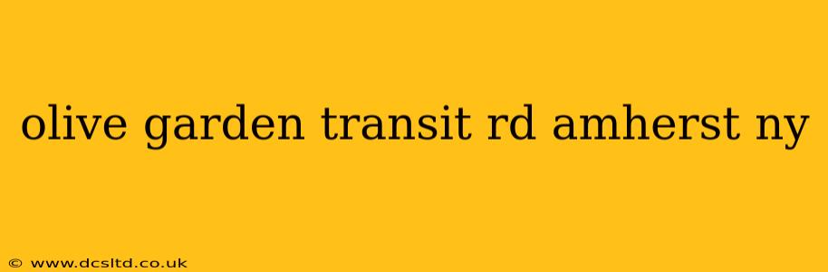 olive garden transit rd amherst ny