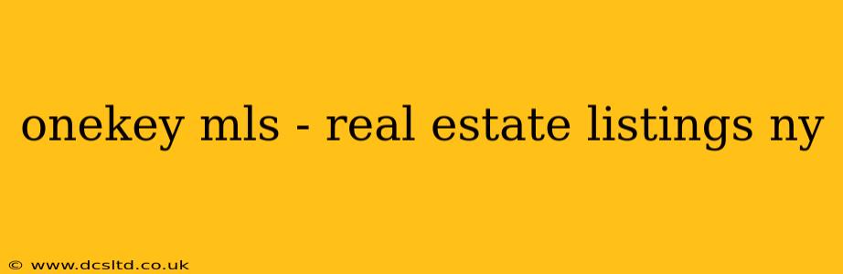 onekey mls - real estate listings ny