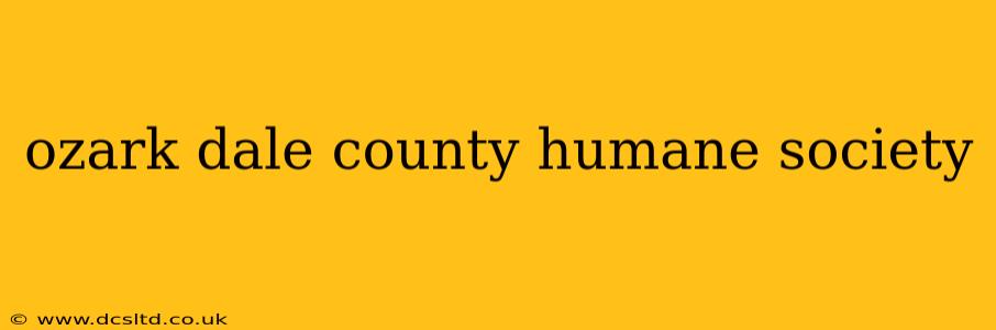 ozark dale county humane society