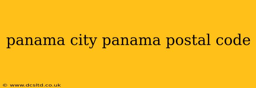panama city panama postal code