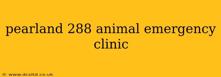 pearland 288 animal emergency clinic