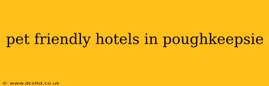 pet friendly hotels in poughkeepsie