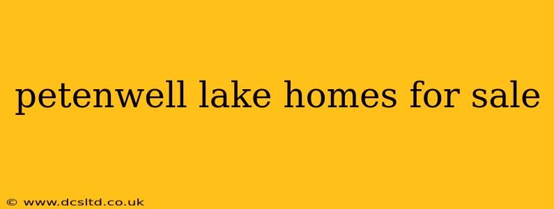 petenwell lake homes for sale