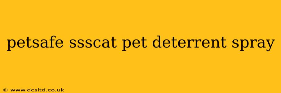 petsafe ssscat pet deterrent spray