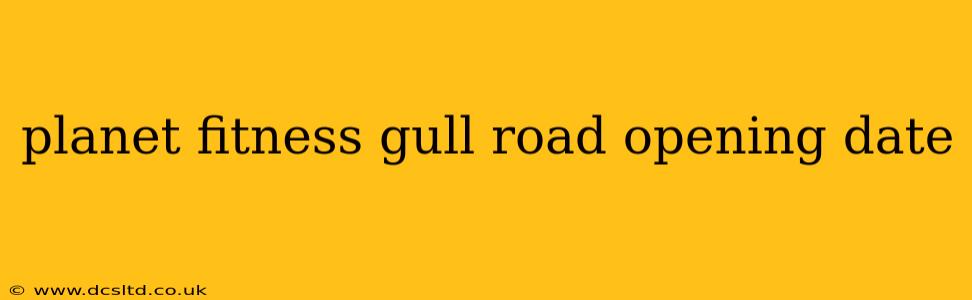 planet fitness gull road opening date