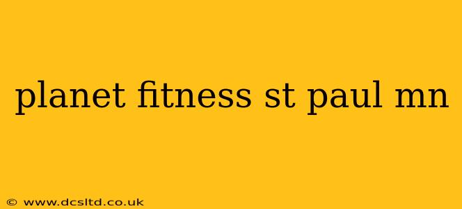 planet fitness st paul mn