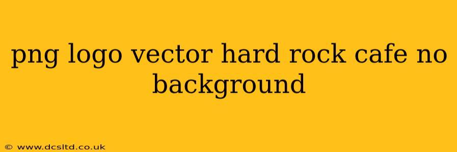 png logo vector hard rock cafe no background