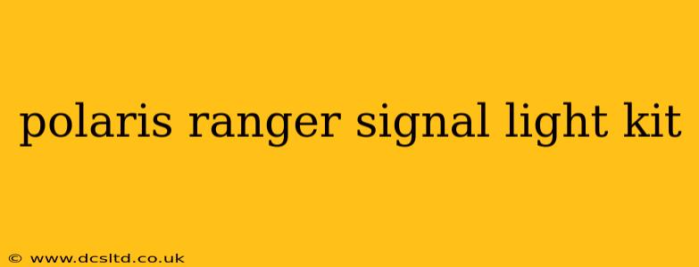 polaris ranger signal light kit