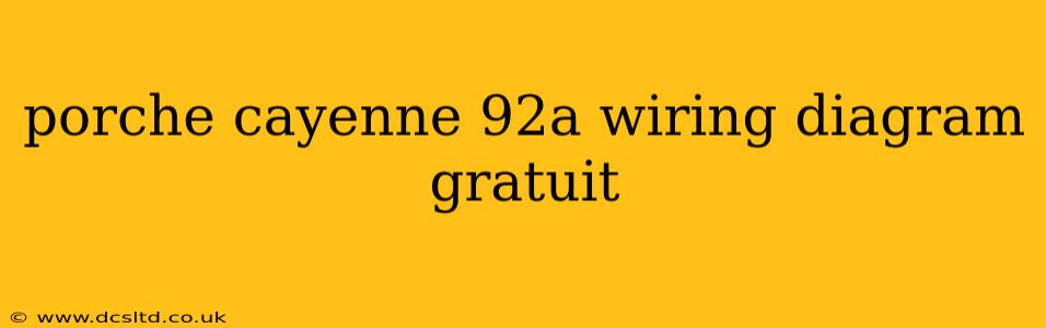 porche cayenne 92a wiring diagram gratuit