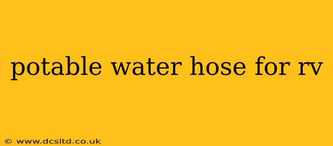 potable water hose for rv