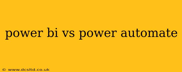 power bi vs power automate