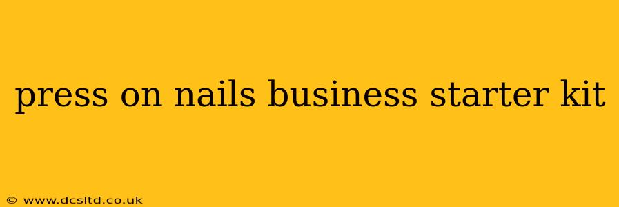 press on nails business starter kit