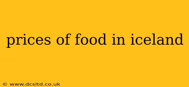 prices of food in iceland