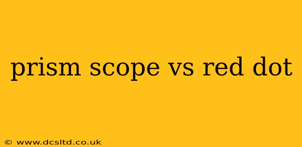 prism scope vs red dot