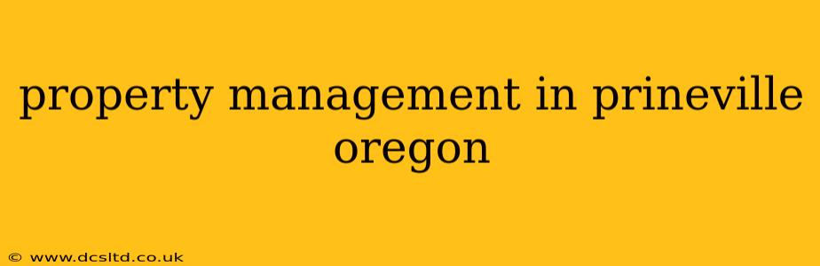 property management in prineville oregon