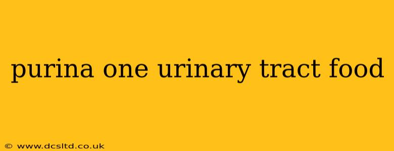 purina one urinary tract food