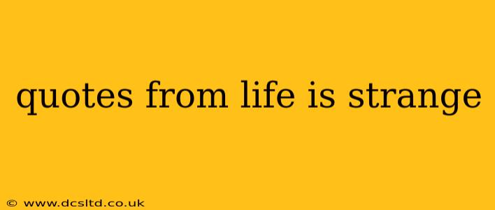 quotes from life is strange