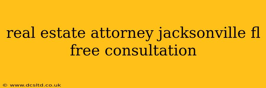 real estate attorney jacksonville fl free consultation