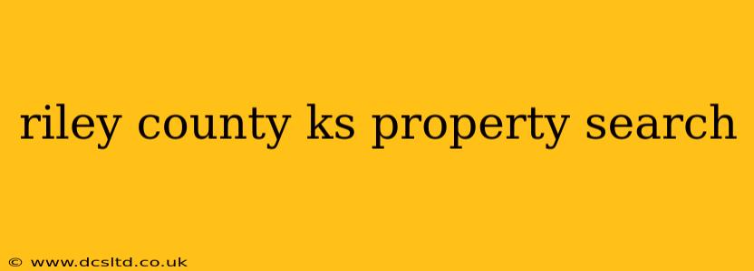 riley county ks property search