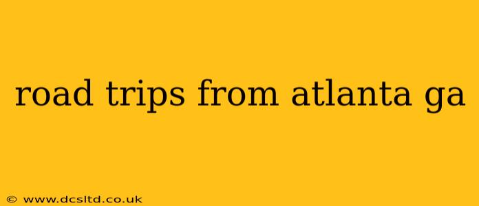 road trips from atlanta ga