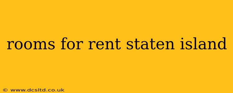 rooms for rent staten island