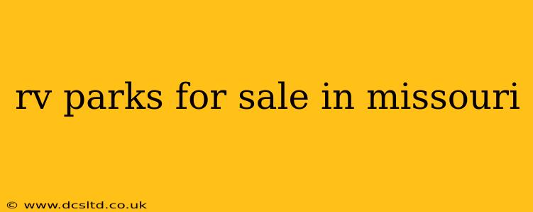 rv parks for sale in missouri