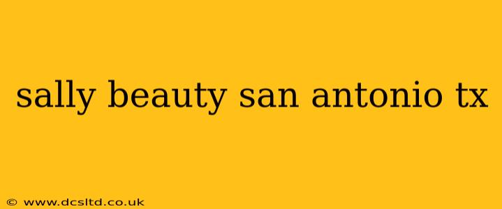 sally beauty san antonio tx