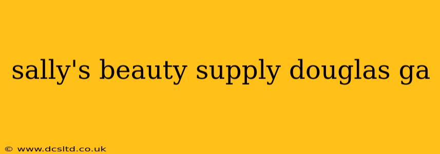 sally's beauty supply douglas ga