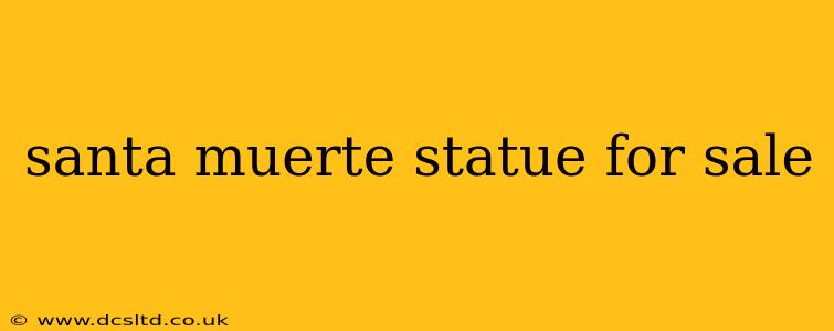santa muerte statue for sale