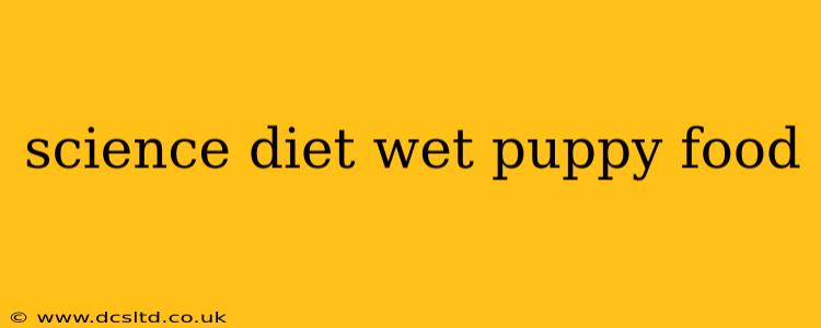 science diet wet puppy food