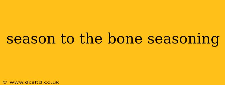 season to the bone seasoning